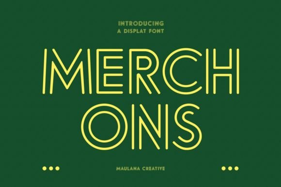 A Review of Merchons: The Display Font for Character-Driven Brands