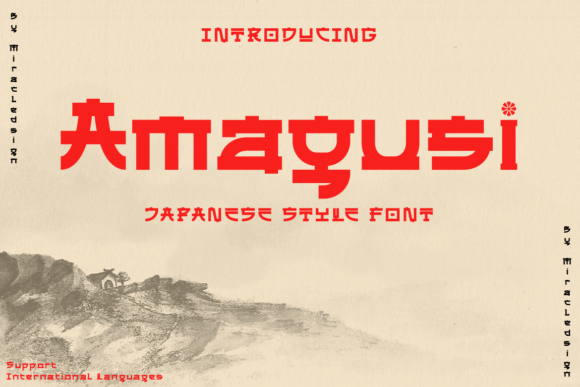 Amagusi: A Font for Makers with a Story to Tell