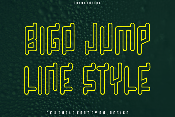 Bigo Jump Line Font: A Bold Upgrade for Your Brand