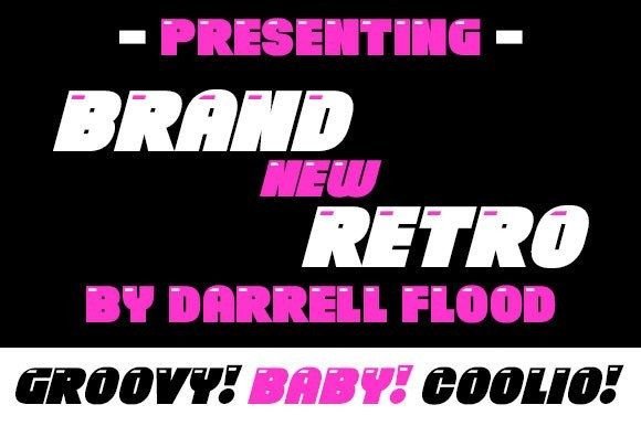 Brand New Retro: A Display Font That Builds Digital Character