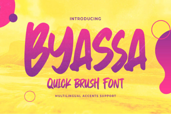 Byassa: A Premium Display Font for Creative Business Brands