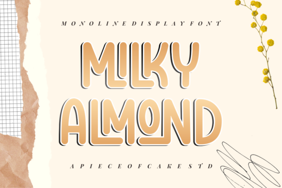 Discovering Milky Almond: A Font for Reading, Designing, and Writing