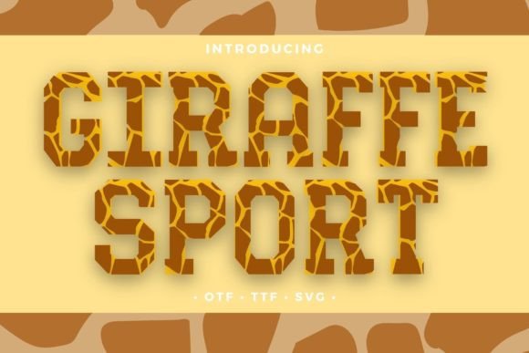Finding My Brand Voice with Giraffe Sport Font