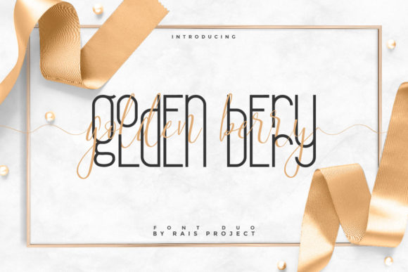 Golden Berry Font: A Chic & Cheery Tool for Crafters & Sellers
