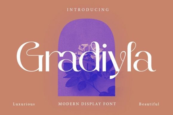 Gradiyla: A Luxurious Display Font For Distinctive Branding