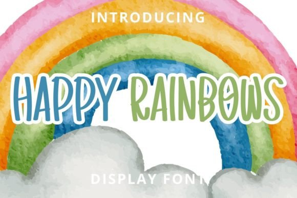 Happy Rainbows: The Editorial Typeface That Breaks the Format