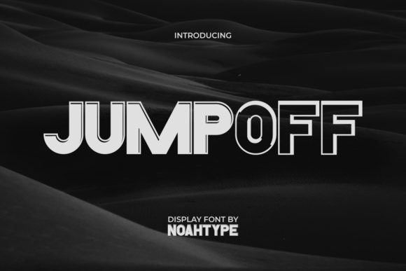 Jumpoff: An Editorial Display Font for Impactful Publications