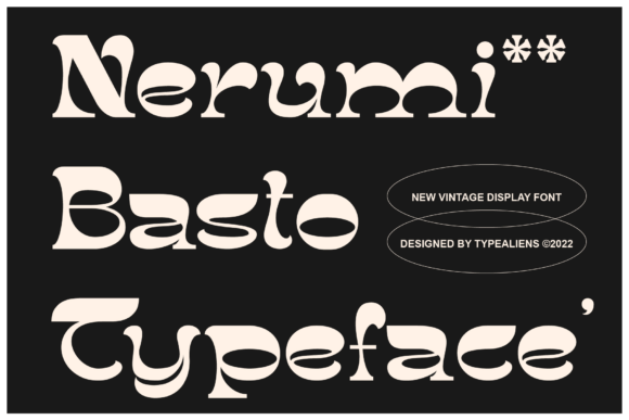 Nerumi Basto: A Font That Adds Distinct Character to Your Brand