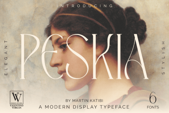 Peskia: A Font for Editorial Stories with Elegance