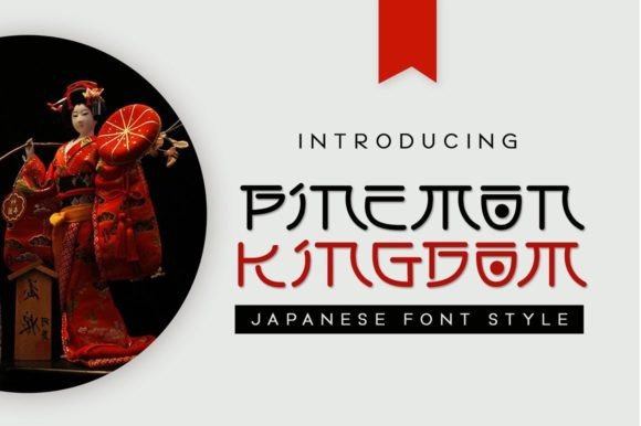 Pinemon Kingdom: A Japanese-Inspired Display Font for Digital Branding