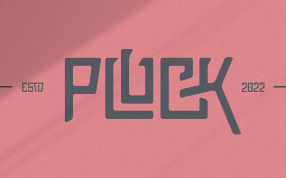 Pluck: A Display Font for Creative Hands and Inspired Products