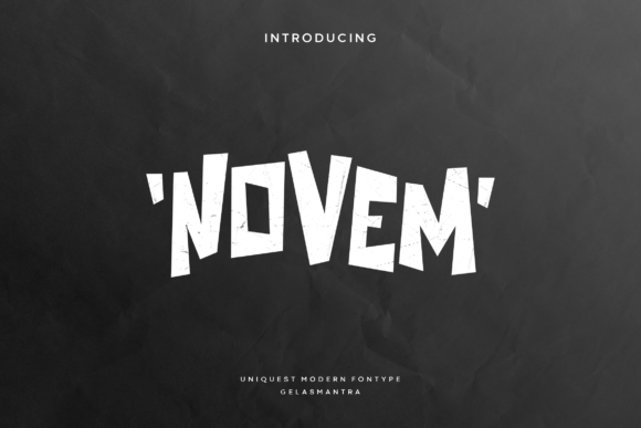 Testing Novem: A Font That Brings Playful Modernism to Branding