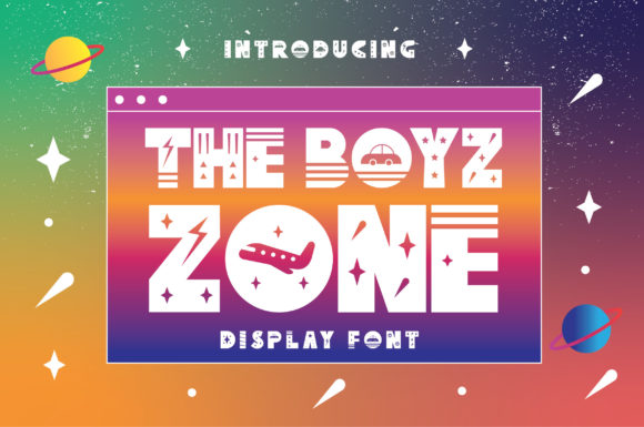 The Boyz Zone Font: A Bold Display Font for Marketing Campaigns