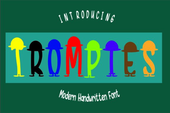 Trompies Font: An Original Display Typeface for Unique Branding
