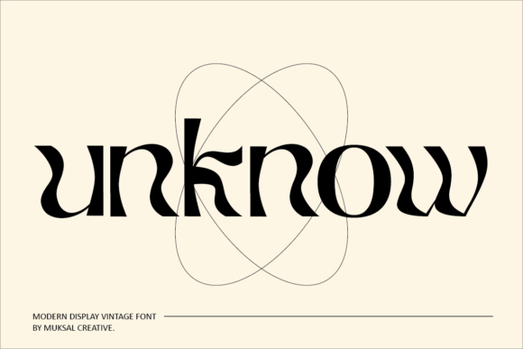 Unknow: The Editorial Font That Bridges Vintage Charm and Modern Clarity